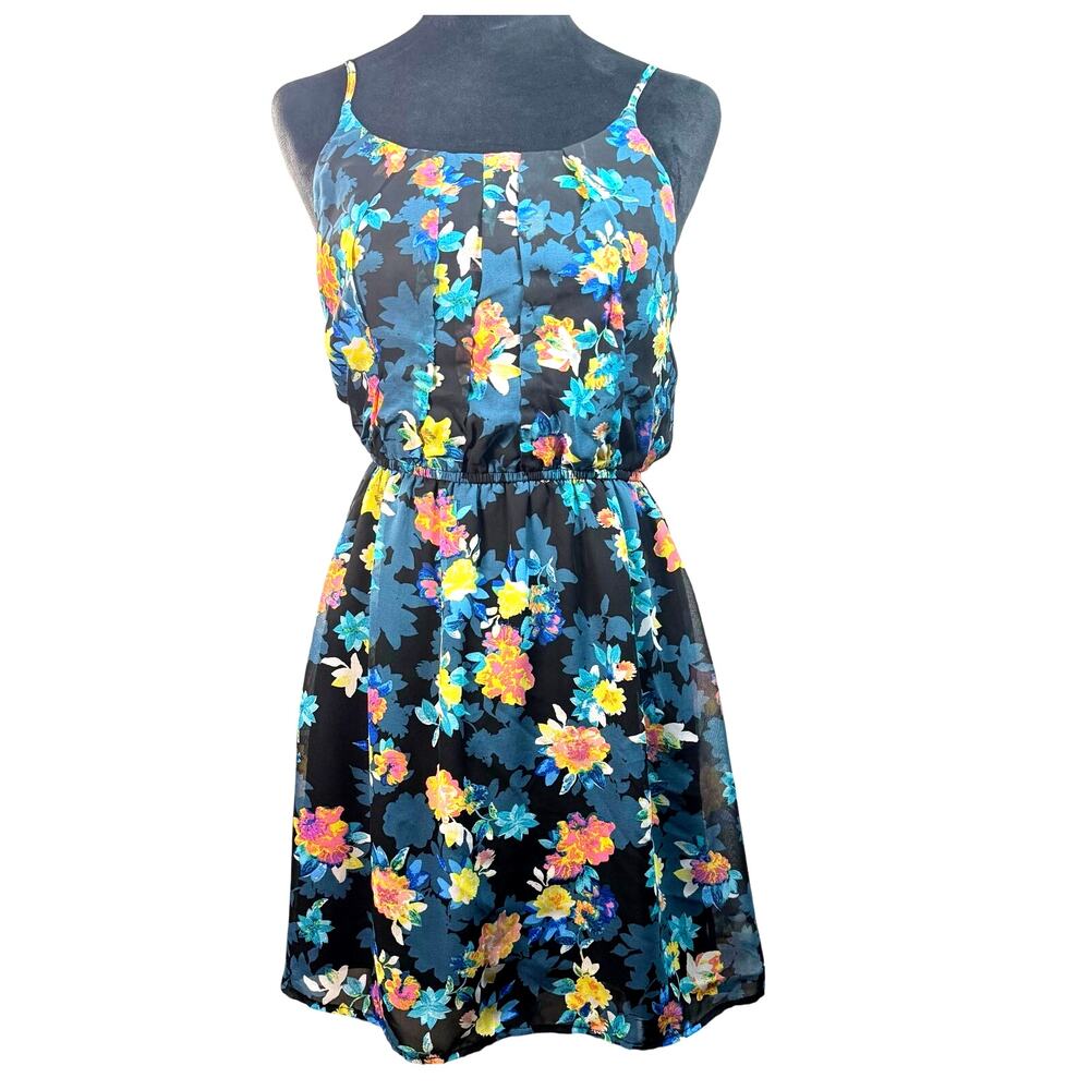 Iris London Women's Small Floral Sun Dress Summer